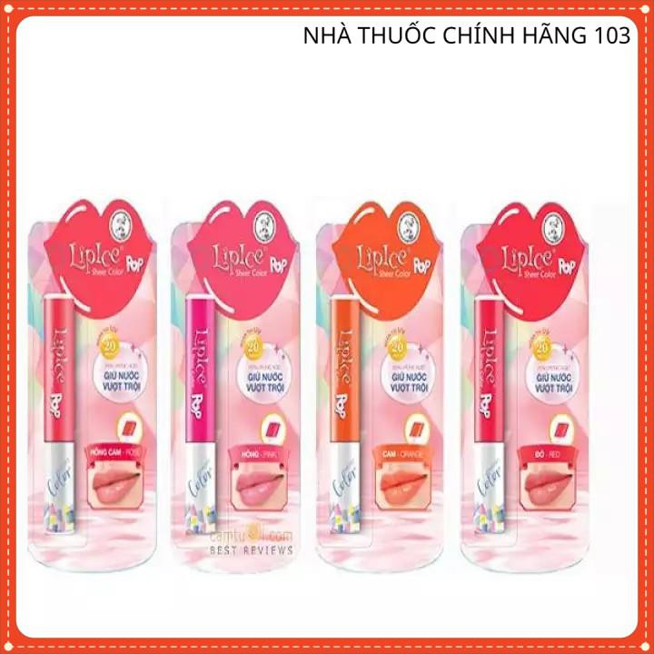 Son dưỡng LipIce Sheer Color Pop có màu 2.4g – dưỡng ẩm tối ưu, bảo vệ môi hiệu quả SPF 20 PA+++