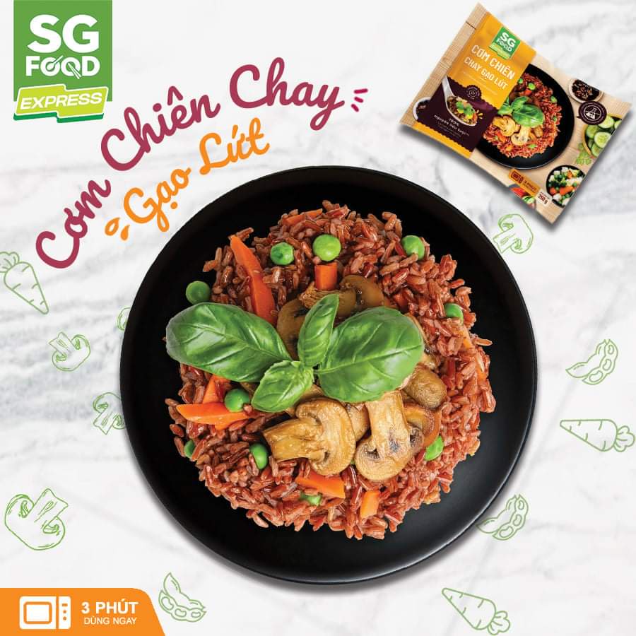 Cơm chiên chay gạo lứt 200gr