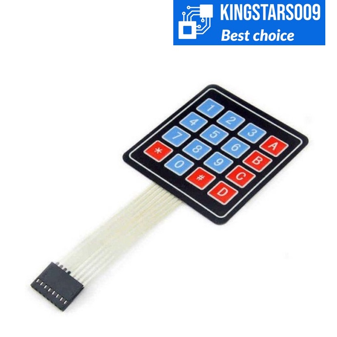 Bàn phím ma trận membrane 4*4 - matrix keypad