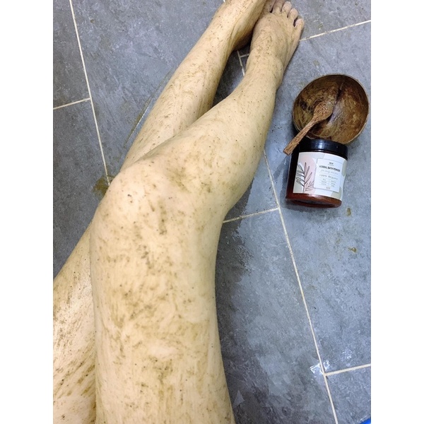 Bột Tắm Dưỡng Trắng Da Herbal Bath Powder Bột Tắm Trắng Thảo Dược siêu trắng mềm mịn an toàn