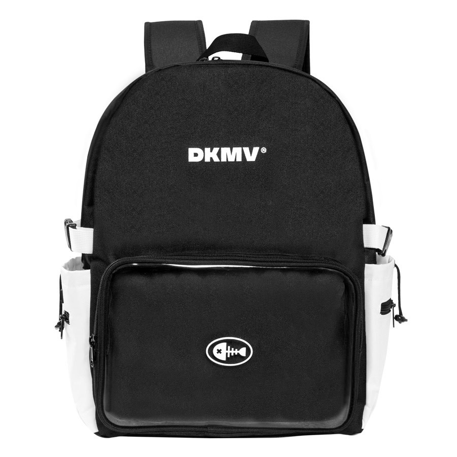 Balo đi học nữ màu đen Don't Kill My Vibe | DKMV Mixed Pocket Backpack - Hàng nhập khẩu