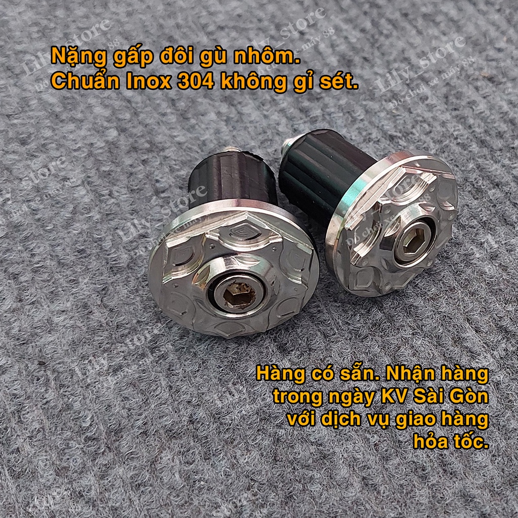 Bao tay daytona kèm gù salaya inox 304 mẫu bông gắn mọi xe máy sản phẩm bán theo phân loại khách đặt