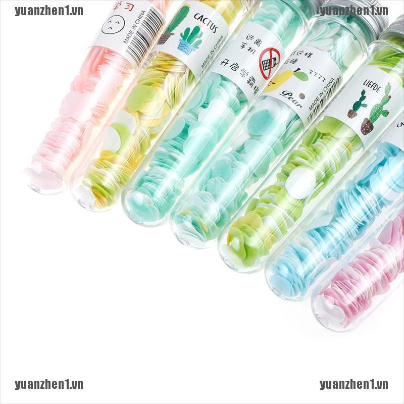 【YUANZHEN1】Portable soap tube paper travel washing slice sheets hand bath scen