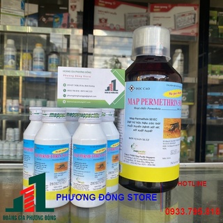 Thuốc diệt muỗi và côn trùng Map Permethrin 50EC (100ml)