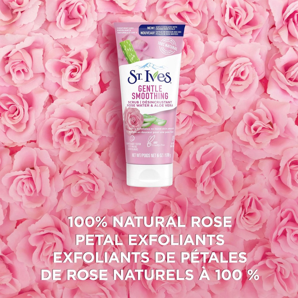Sữa Rửa Mặt Tẩy Tế Bào Chết Trà Xanh Giảm Mụn Đầu Đen ST.IVES 170g Hasaki Sản phẩm chính hãng
