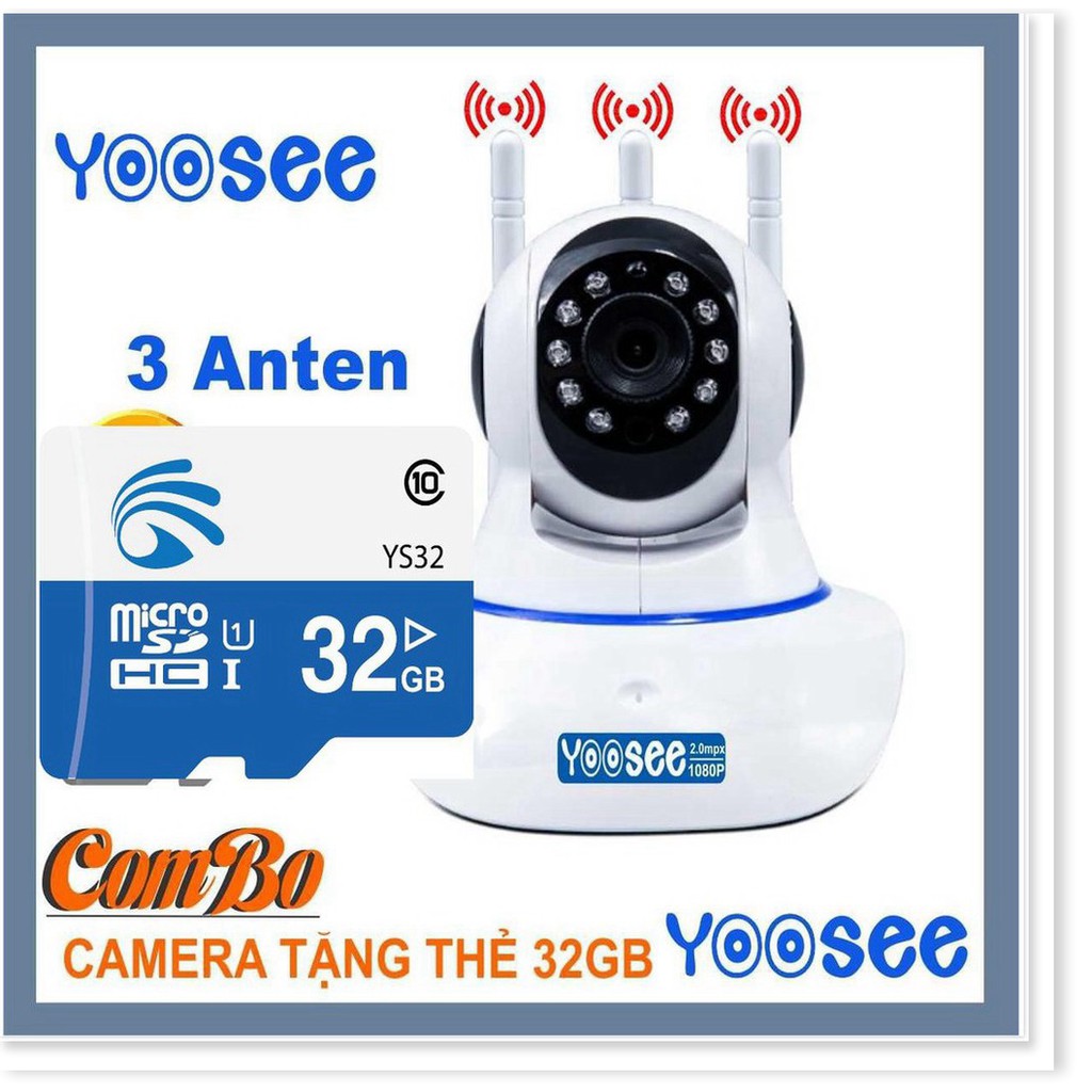 Camera YooSee Wifi Không Dây 3 Anten chất lượng cao