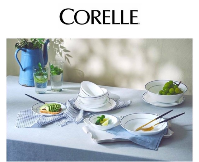 Tô Thủy Tinh Mỹ Corelle 1.0Lit 432 Double Blue