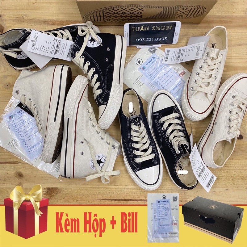 [Mã FASHIONXANH44 giảm 10% tối đa 30k đơn từ 99k] [FullBox+Tem Đỏ+Đế 3Lớp] Giày Thể Thao 19/70s Nam Nữ