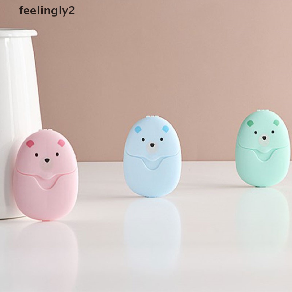 Xà Phòng Giấy Mini Dùng Một Lần Thiết Kế Dễ Thương Tiện Dụng