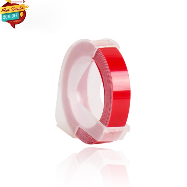 【✨Available✨】 Label Maker Tape 9mm 3D Embossing Manual Operation Suitable for DYMO1610 Motex1540 Stickers Printer