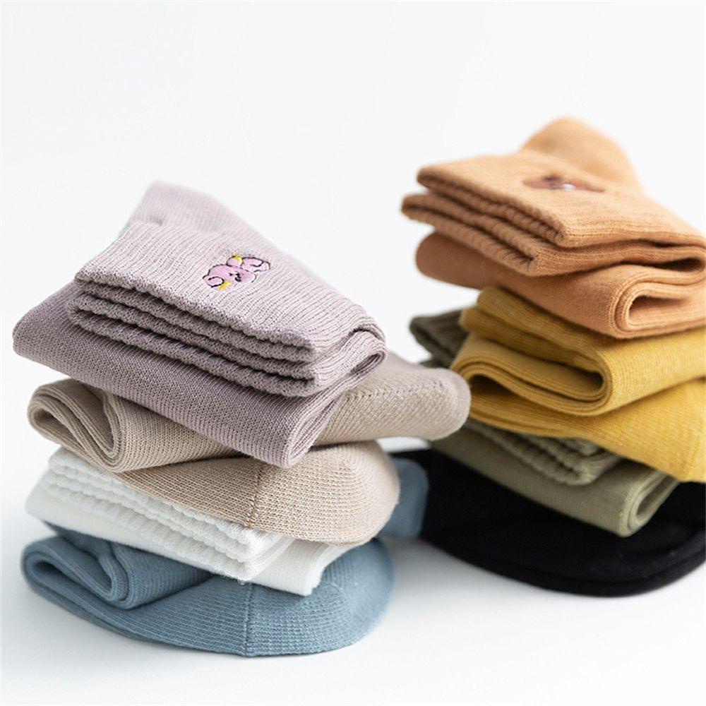 MAG Vớ Cotton Mềm Cổ Ngắn Phong Cách Hàn Quốc Thời Trang Xuân Thu Cho Nữ