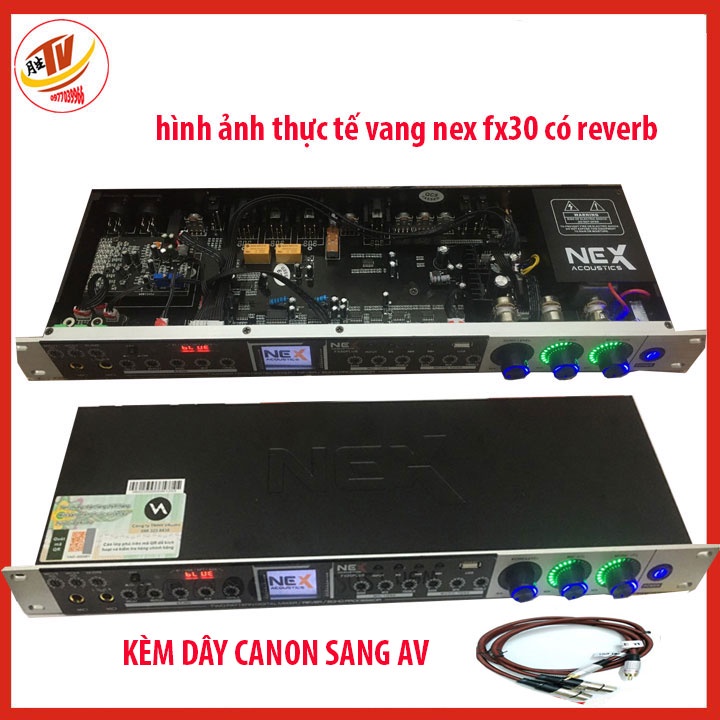 Vang cơ karaoke chuyên nghiệp NEX FX30 Plus Vang cơ Karaoke vang cơ Nex FX30plus có remote điều thumbnail