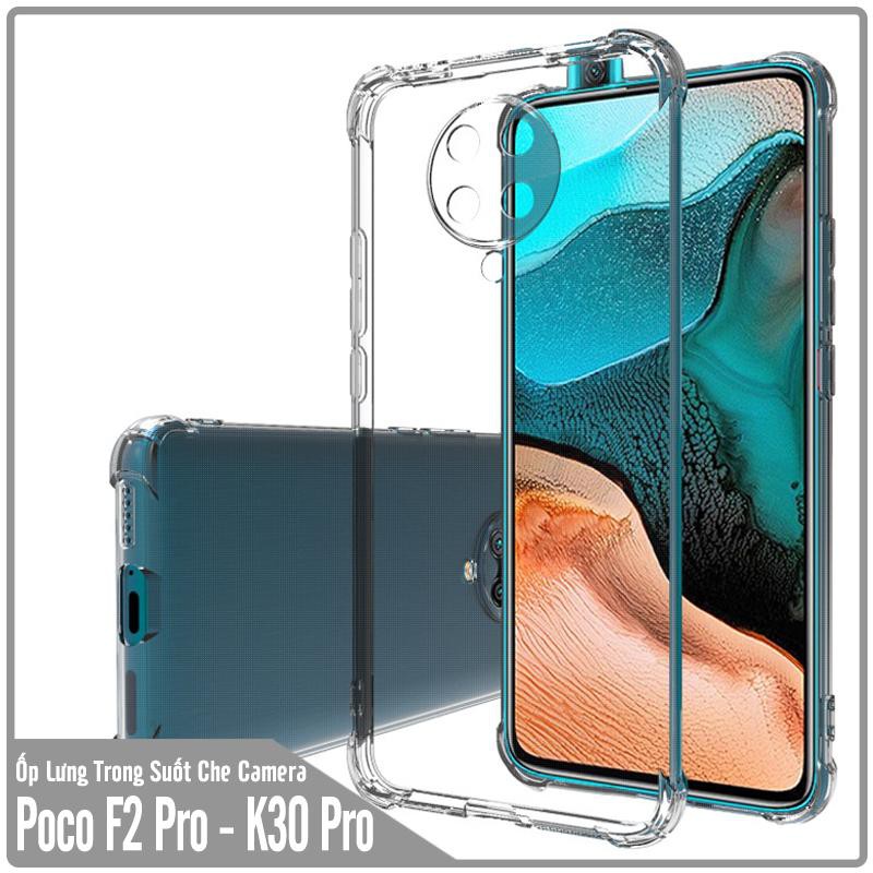 Ốp lưng cho Poco F2 Pro - Redmi K30 Pro TPU Trong Suốt Che Cam