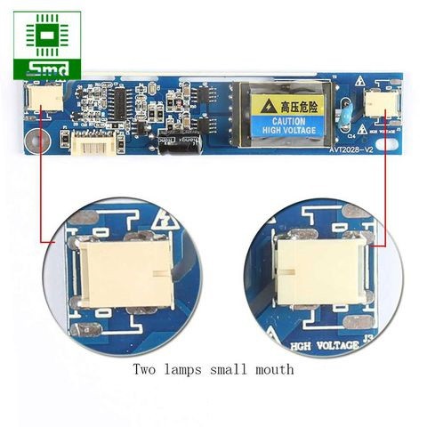 Board cao áp màn hình LCD 2 cổng ra