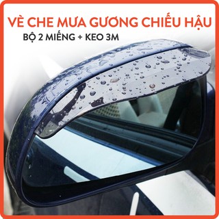 Vè che mưa gương chiếu hậu xe ô tô, xe hơi trong suốt chống bám nước, chống mờ