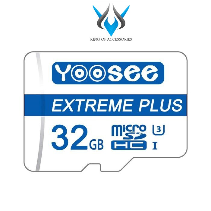 Thẻ nhớ microSDHC Yoosee Extreme Plus 32GB UHS-I U3 4K R95MB/s W40MB/s (Trắng xanh)