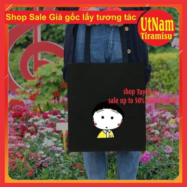 Túi vải tote cực xinh Cực kute kiểu dáng unisexFreesize 55kgphong cách Hàn Quốc