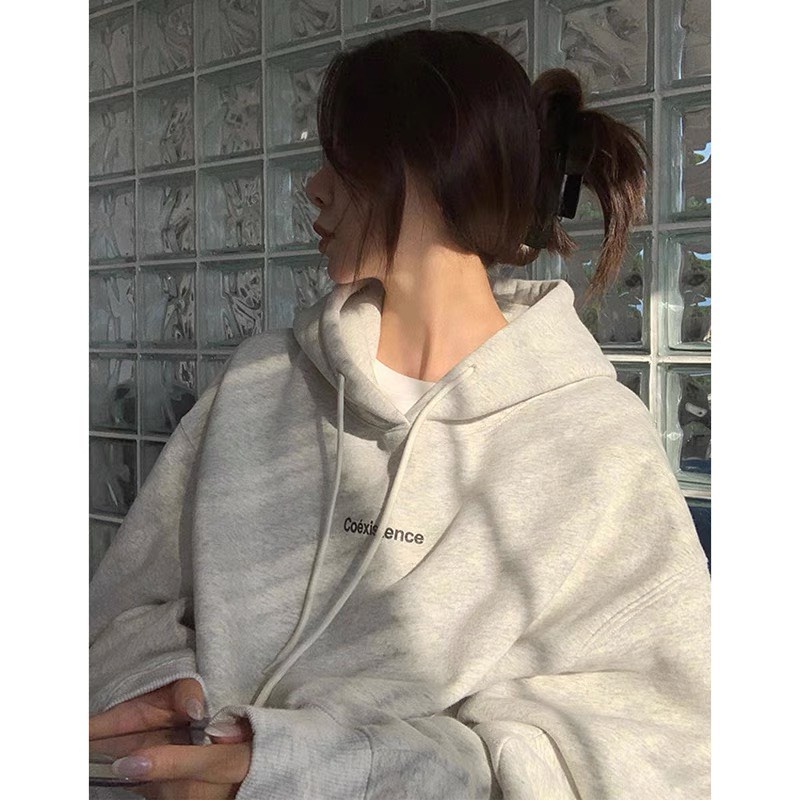 Áo hoodies nam nữ họa tiết giản đơn Miuzi,áo khoác nỉ thời trang unisex DT040 | BigBuy360 - bigbuy360.vn