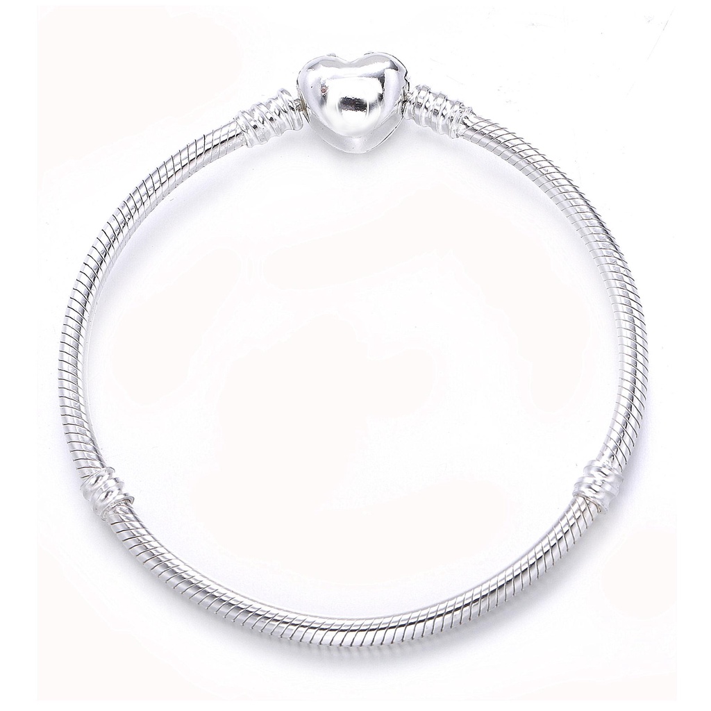 Vòng tay mềm khóa trái tim trơn - Linhcharms