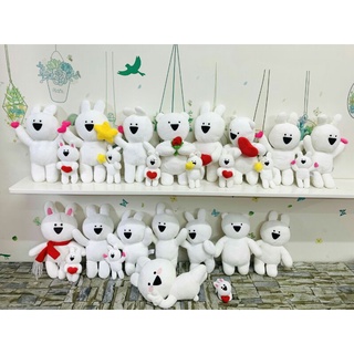 Gấu bông thỏ trắng 30-35cm