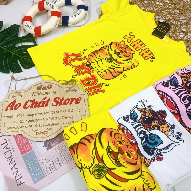 Áo Thun Tết 2022 Lì Xì Đi Siêu Độc | Áo Trẻ Em Tết Nhâm Dần 2022 cho bé trai bé gái đủ size LXD