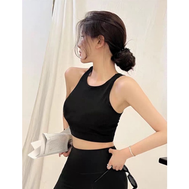 Áo croptop sát nách hai dây viền cao cấp hàng đẹp giá tốt kiểu mới hottrend tôn dáng