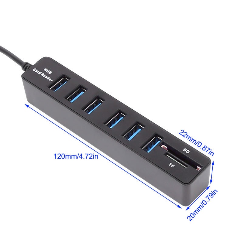 Hub usb 3.0 7 cổng có công tắc,  | Bộ chia usb 3.0 7 cổng có công tắc