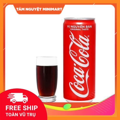 Combo 6 lon Coca Cola 330ml