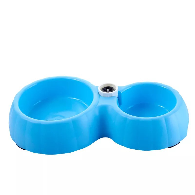 Bát ăn đôi (Size L) có nút gắn bình nước - Phụ kiện thú cưng B02