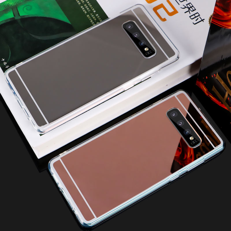 Samsung Note 4 5 8 9 10 Plus 20 Ultra Luxury Rose Gold Mirror Cases Fashion TPU Case