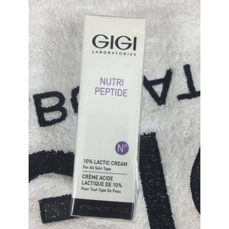 GIGI Nutri Peptide Lactic Cream 10% Kem Dưỡng Tẩy Da Chết, Làm Sáng Da Mờ Thâm