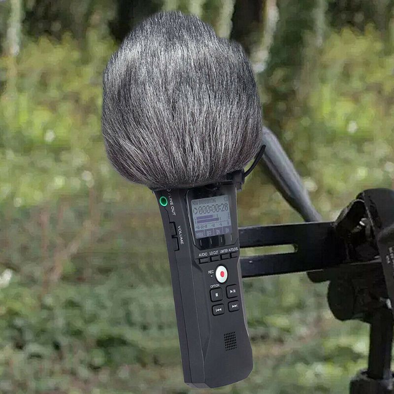 VIVI Furry Windscreen Muff Cover Foam Filter Microphone Windproof Cover