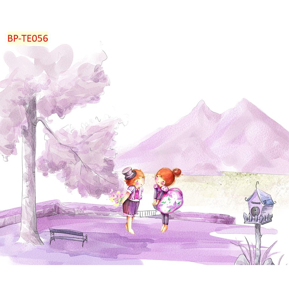 Tranh Dán Tường Phòng Trẻ Em Hoạt Hình Hiện Đại 3D Hót Nhất, được ưa chuộng nhất hiện