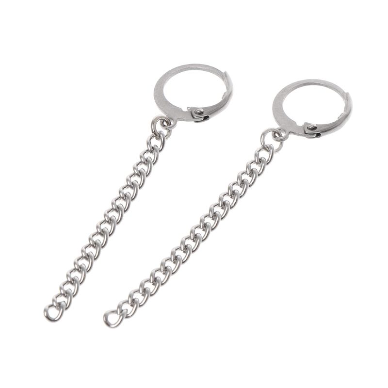 Set 14 khuyên tai thép không gỉ phong cách hip hop thời trang Hàn Quốc cho nam và nữ