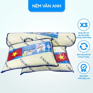 Combo 2 ruột gối nằm 50x70cm và 1 ruột gối ôm cao su nhân tạo non cao cấp 35x100cm siêu rẻ