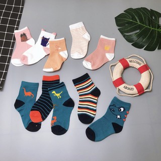 Set 5 đôi tất len thu đông chất cực đẹp cho bé yêu 1-3 tuổi