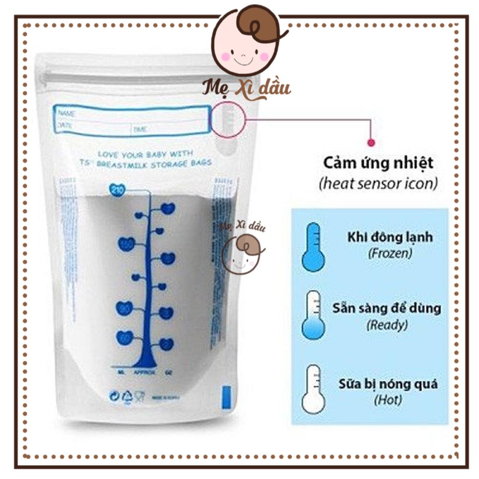 Shop mẹ xì dầu Túi trữ sữa Unimom Compact hộp 20 túi