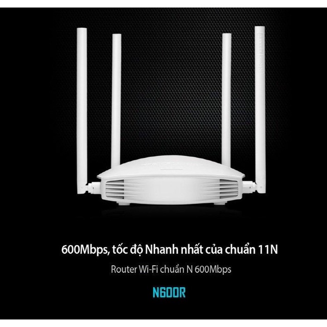 Phát Wifi TOTOLINK N600R - 600Mbps 4 Anten Chính Hãng