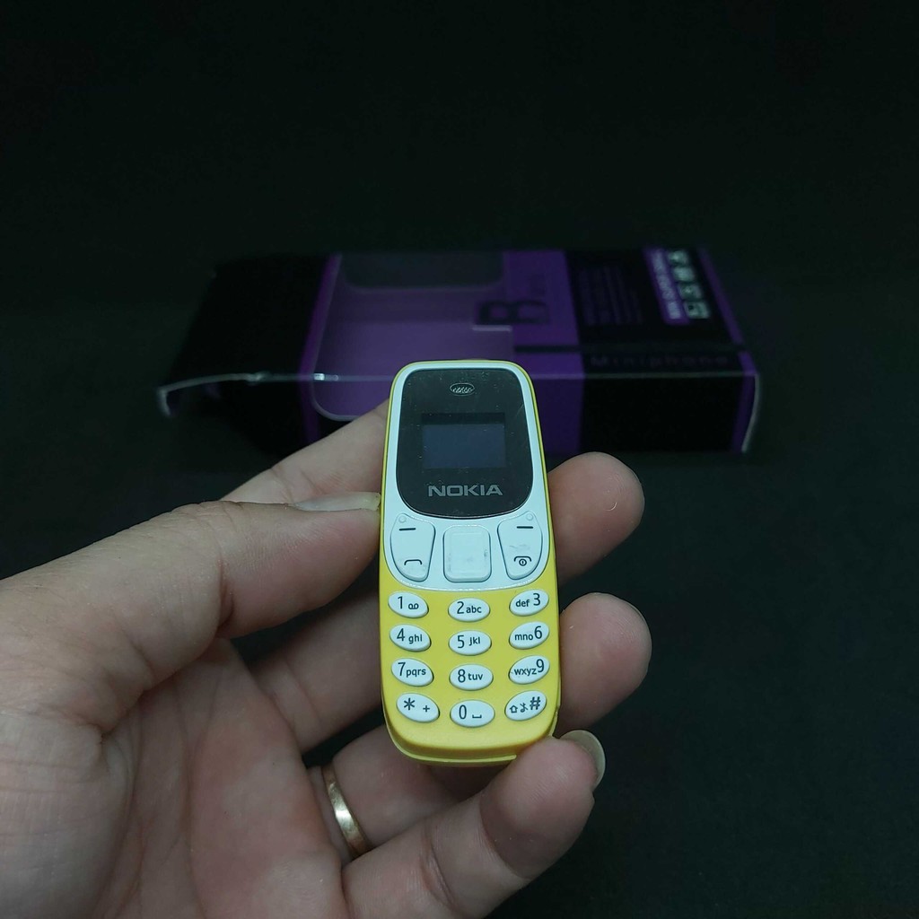 Điện Thoại Siêu nhỏ Mini N3310 màu Vàng Bright (Mã SP: BM10) – nhỏ gọn, âm thanh cực to, kết nối SmartPhone – pin trâu –
