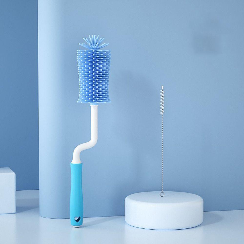 Set 3 Cọ Rửa Bình Sữa Núm Vú Giả 360 Độ