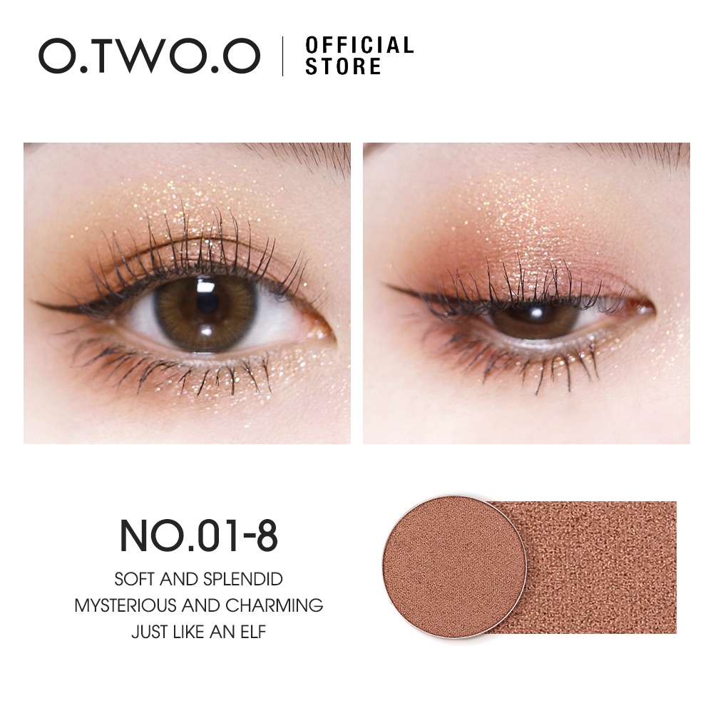 Phấn mắt O.TWO.O màu nhũ lấp lánh bắt sáng cao chống thấm nước 10g | BigBuy360 - bigbuy360.vn