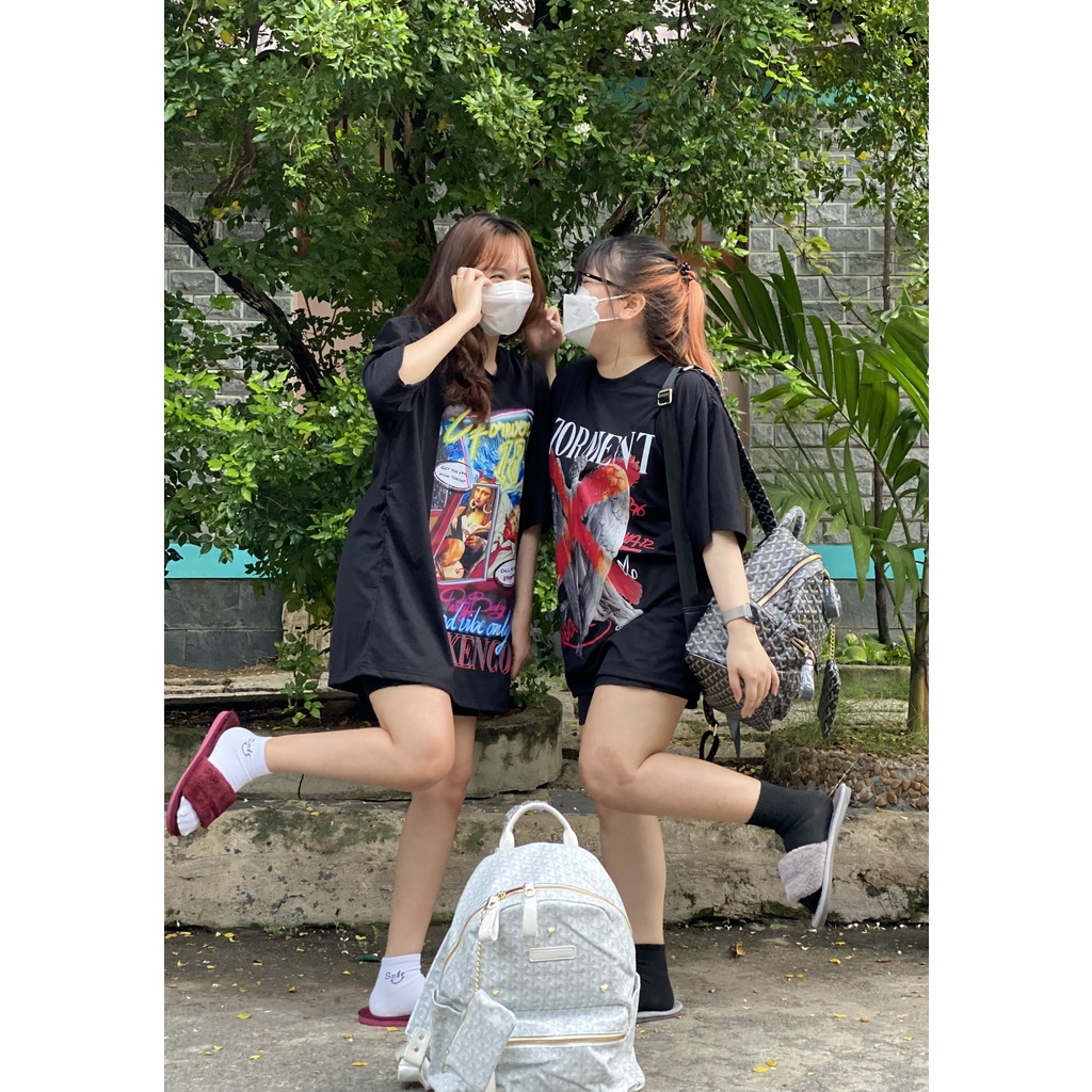 Áo Thun MKC Tay Lỡ Unisex Cotton Vải Cotton 2 chiều - 9 Mẫu Hot 2022