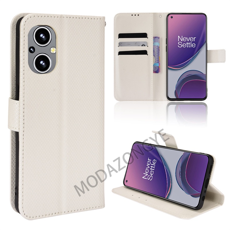 Ốp Điện Thoại Da PU Kiểu Ví Đế Lật Có Đế Cho OPPO Reno 8Z 5G OPPO Reno8 Z 5G Reno8Z