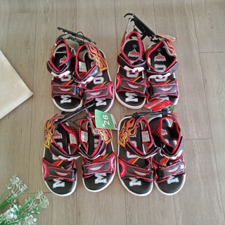 giày Sandal bé trai xe đỏ