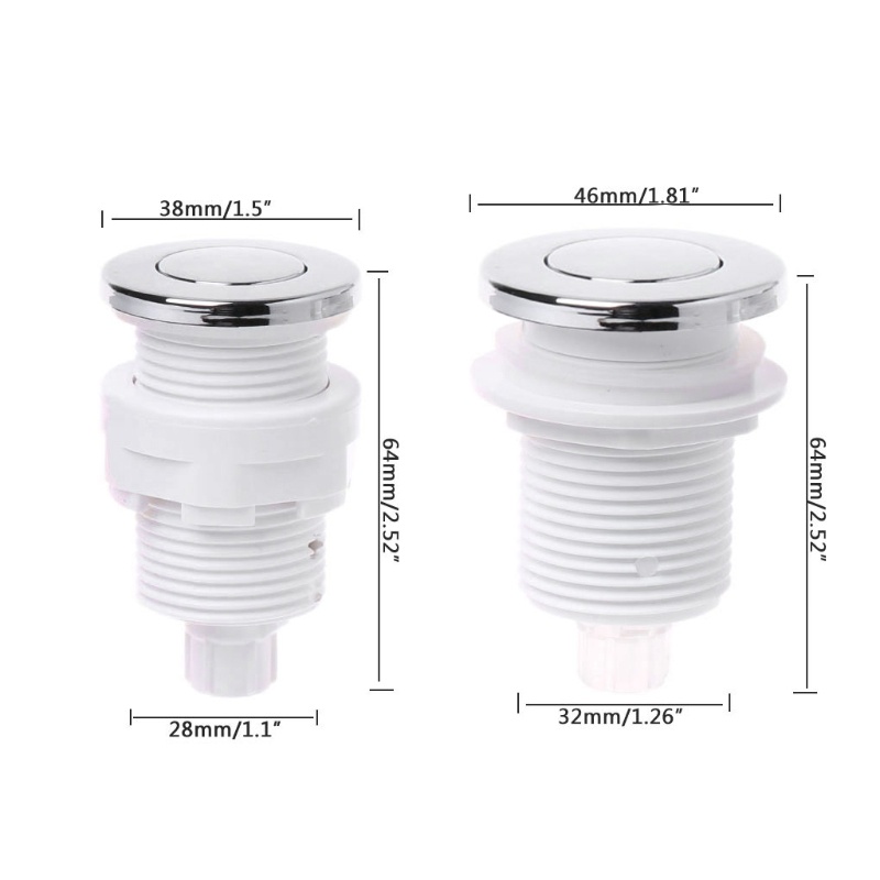 Công Tắc Nén Khí 28mm 32mm Chuyên Dụng Cho Bồn Tắm Spa