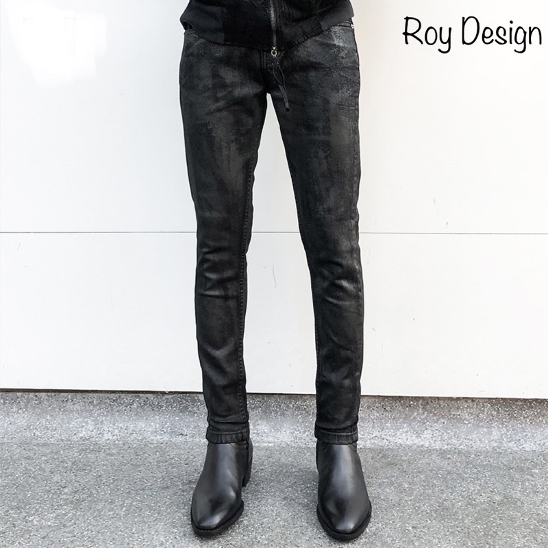 Quần Denim jean waxed dáng skinny By Roy Design