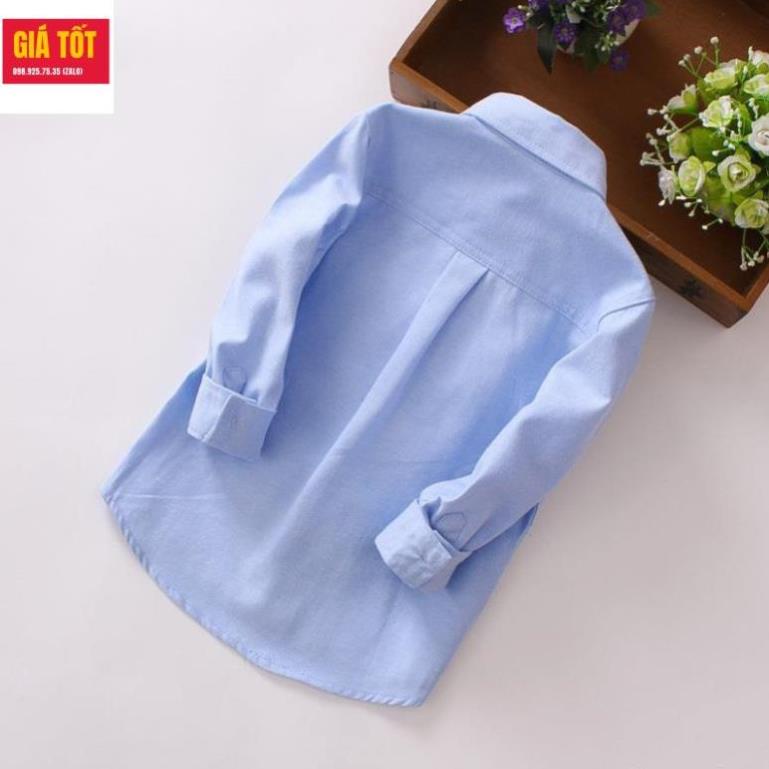 Áo sơ mi dài tay bé trai size đại  ☑️ Thời trang bé trai 40kg 35kg