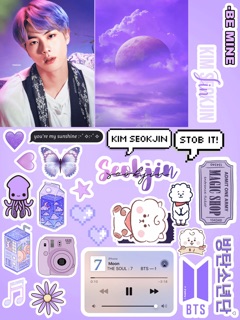 Sticker BTS - Sticker BTS aesthetic