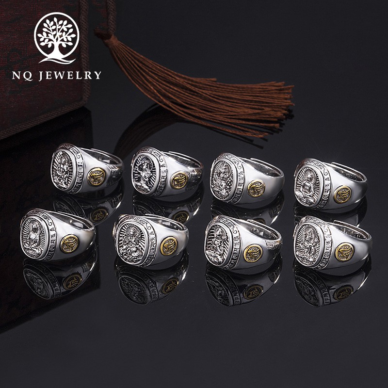 Nhẫn phật bản mệnh tuổi Ngọ Phật Đại Thế Chí Bồ Tát - NQ Jewelry