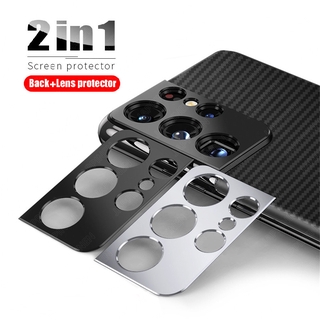 Miếng phim kim loại bảo vệ camera mặt sau 2 trong 1 cho Cho Samsung Galaxy S21 S20 Note 20 Ultra S20 FE S21 Plus
